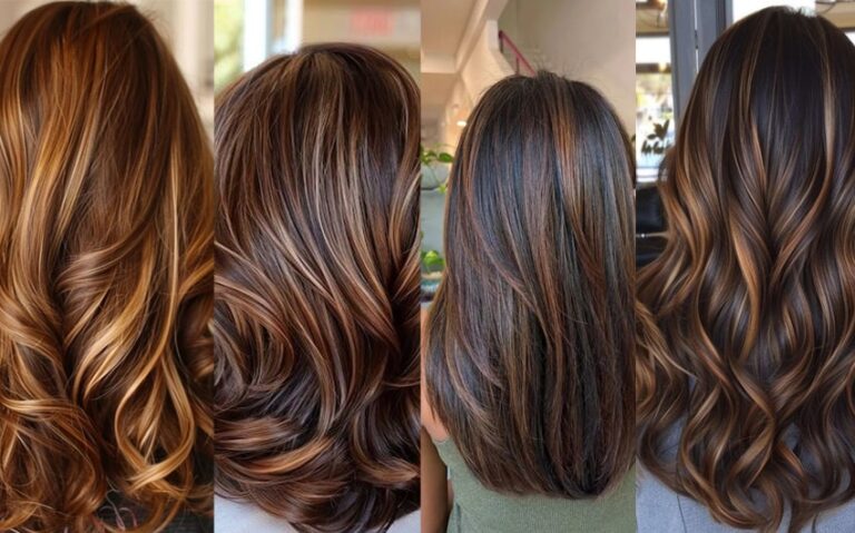 Caramel Dark Brown Hair with Highlights: A Chic Style Upgrade